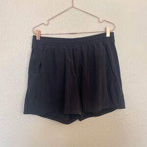 Lululemon Pace Breaker Linerless Shorts 5” XL Black Athletic